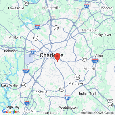 Map to  office in Charlotte, NC
