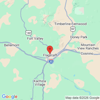 Map to OJ Hibbert DDS office in Flagstaff, AZ