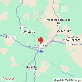 Map to High Country Family Dentistry: Ryan Tuinstra DDS office in Flagstaff, AZ