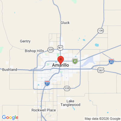 Map to  office in Amarillo, TX