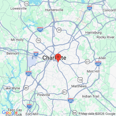 Map to  office in Charlotte, NC