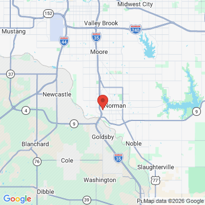 Map to  office in Norman, OK