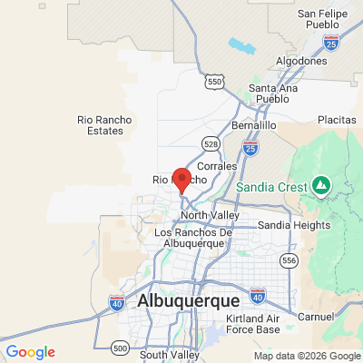Map to  office in Rio Rancho, NM