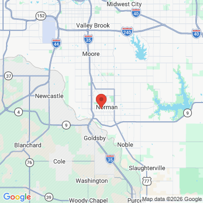 Map to  office in Norman, OK