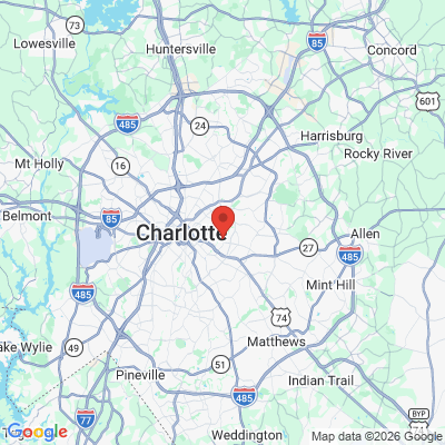 Map to  office in Charlotte, NC