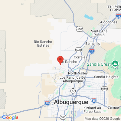 Map to  office in Rio Rancho, NM