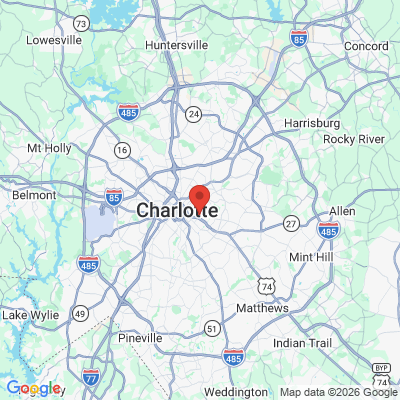 Map to  office in Charlotte, NC