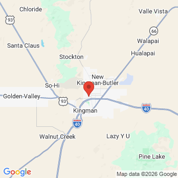 Map to Tatton Dental office in Kingman, AZ