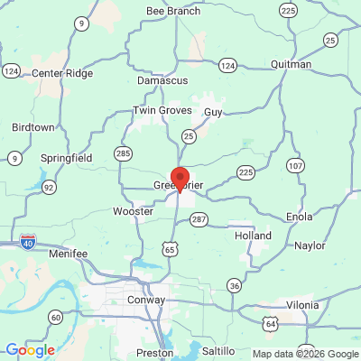 Map to  office in Greenbrier, AR