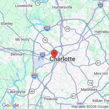Map to Premier Smiles office in Charlotte, NC