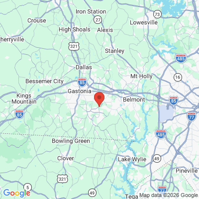 Map to  office in Gastonia, NC