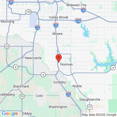 Map to  office in Norman, OK