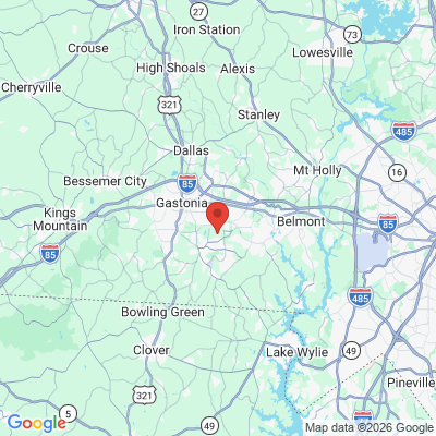 Map to  office in Gastonia, NC