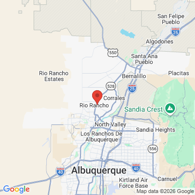 Map to  office in Rio Rancho, NM