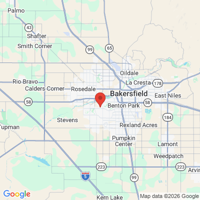 Map to  office in Bakersfield, CA