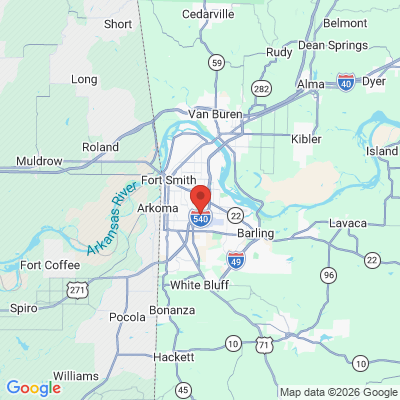 Map to  office in Fort Smith, AR