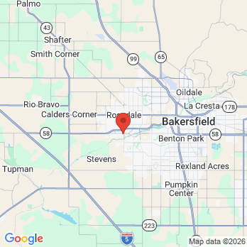 Map to Gateway Family Dentistry office in Bakersfield, CA