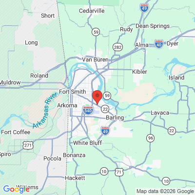 Map to  office in Fort Smith, AR