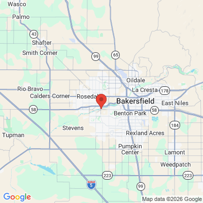 Map to  office in Bakersfield, CA