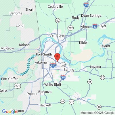 Map to  office in Fort Smith, AR