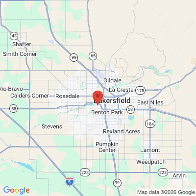 Map to  office in Bakersfield, CA