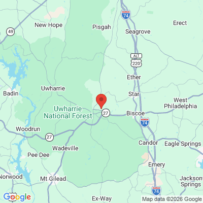 Map to  office in Troy, NC