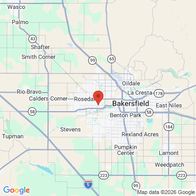 Map to  office in Bakersfield, CA