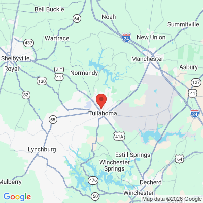 Map to  office in Tullahoma, TN