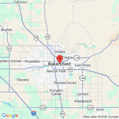 Map to  office in Bakersfield, CA