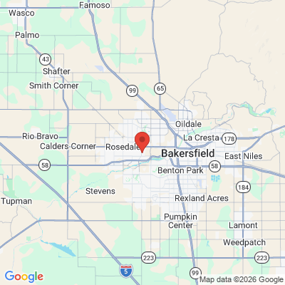 Map to  office in Bakersfield, CA