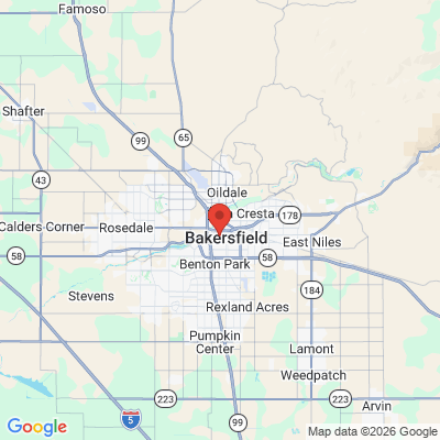 Map to  office in Bakersfield, CA