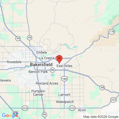Map to  office in Bakersfield, CA