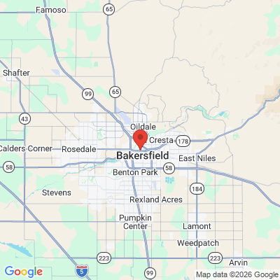 Map to  office in Bakersfield, CA