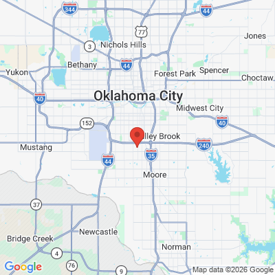 Map to  office in Oklahoma City, OK