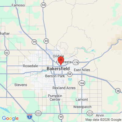 Map to  office in Bakersfield, CA