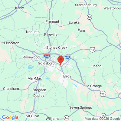 Map to  office in Goldsboro, NC