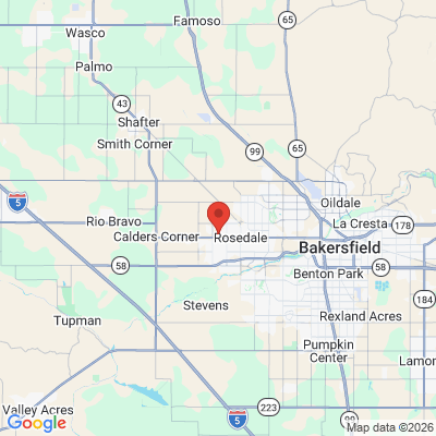 Map to  office in Bakersfield, CA