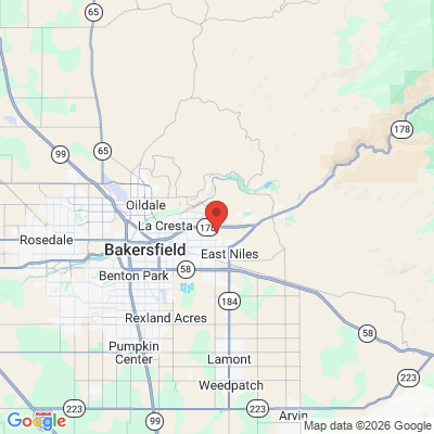 Map to  office in Bakersfield, CA