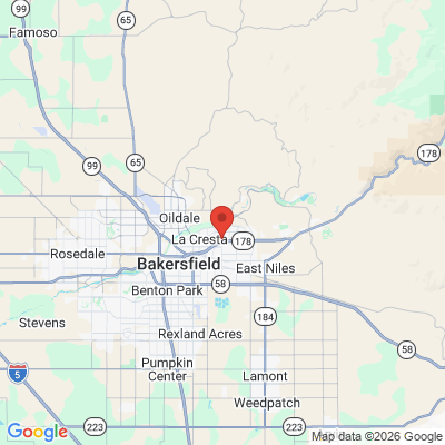 Map to  office in Bakersfield, CA