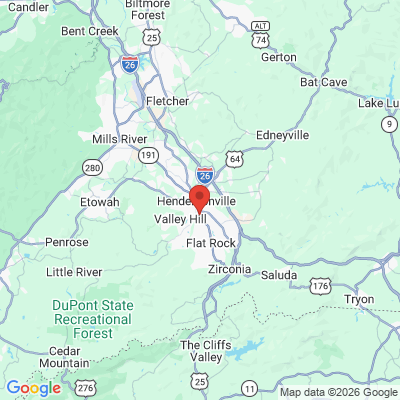 Map to  office in Hendersonville, NC
