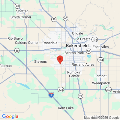 Map to  office in Bakersfield, CA