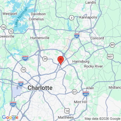 Map to  office in Charlotte, NC