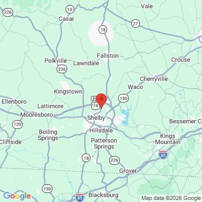 Map to  office in Shelby, NC