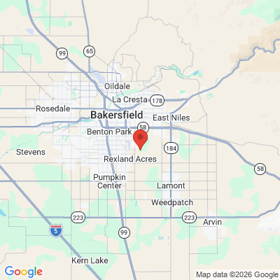 Map to  office in Bakersfield, CA