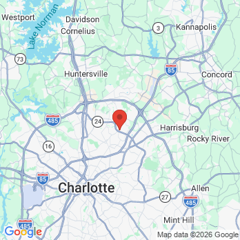 Map to Stovall Sandra DDS office in Charlotte, NC