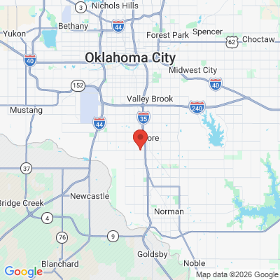 Map to  office in Moore, OK