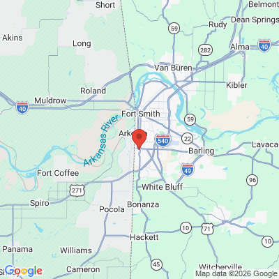 Map to  office in Fort Smith, AR