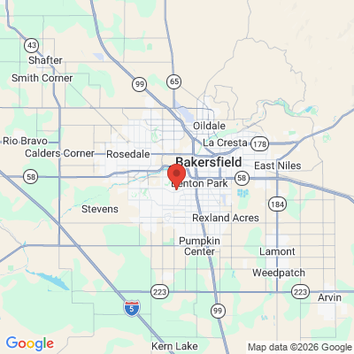 Map to  office in Bakersfield, CA
