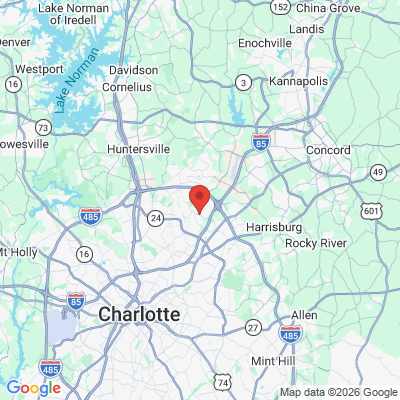 Map to  office in Charlotte, NC