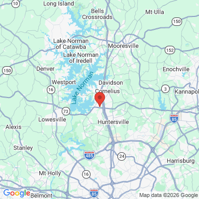 Map to  office in Huntersville, NC